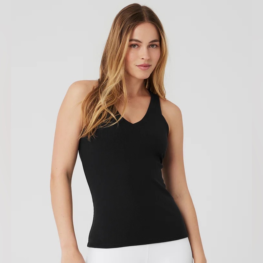 Alo Yoga Elevate Tank - Black, Size XS